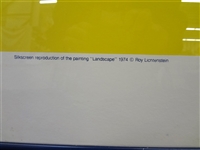 Roy Lichtenstein (American 1923-1997) Landscape 1974 Silkscreen Reproduction: 