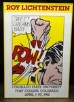 Roy Lichtenstein "Sweet Dreams Baby" Exhibition Poster Colorado State University