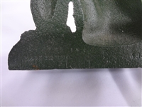 (2) Pairs Bronzart and John Wright Cast Iron Book Ends