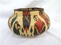 Wounaan Indians Darien Rainforest Panama Parrot Basket