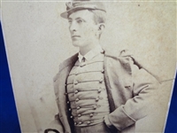 (2) Civil War CDV Cards: Jonas A. Emery, Unknown Soldier