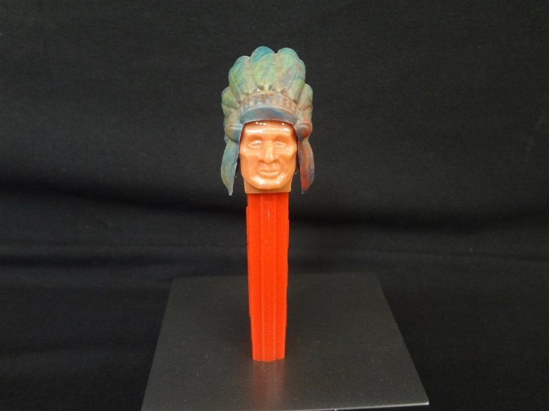 Pez Dispenser Marbled Indian 1952 Made in Austria Patent 2.6