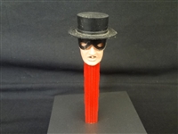 Pez Dispenser Zorro No Feet 1952 Made in Yugoslavia Patent 2.6
