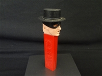 Pez Dispenser Zorro No Feet 1952 Made in Yugoslavia Patent 2.6