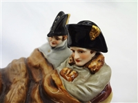 Alsbach Scheibe Porcelain Figural Group Napoleon Escape From Russia