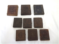 (9) Daguerreo/Tin Types in Cases Gutta Percha