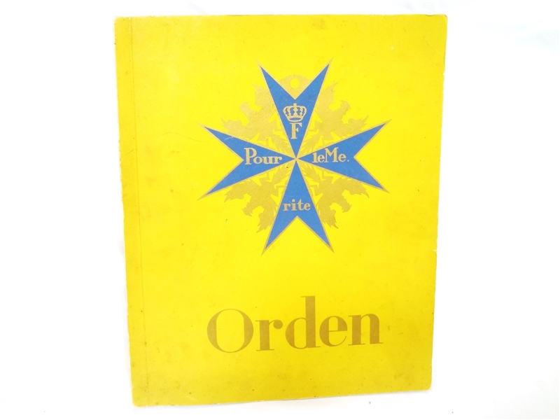 German WWII Orden Book 1920 Cigarette Card Reference Book
