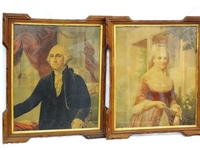 A. Weidenbach's Chromolithographs George & Martha Washington