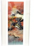 Jan Dorer Original Watercolor Matted and Framed