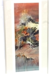 Jan Dorer Original Watercolor Matted and Framed