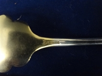(3) Repousse Sterling Silver Victorian Long Stem Flanged Pickle Forks