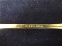 (3) Repousse Sterling Silver Victorian Long Stem Flanged Pickle Forks