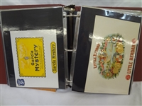 Calhoun's Collector Society Lithograph Cigar Labels in Binder