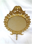 (2) Victorian Brass Ornate Picture Frames