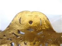 (2) Victorian Brass Ornate Picture Frames