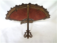 (2) Victorian Brass Ornate Picture Frames