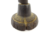 18th Century Spiral Twist Hand Wrought Candle Holder