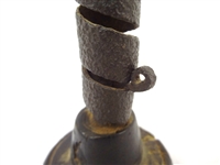 18th Century Spiral Twist Hand Wrought Candle Holder