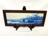 Joost Thooft Labouchere Delft Long Tile Framed 