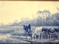 Joost Thooft Labouchere Delft Long Tile Framed 