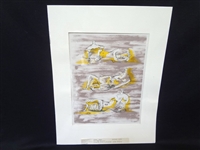 Henry Moore (English 1898) Lithograph "Three Reclining Figures" 1971