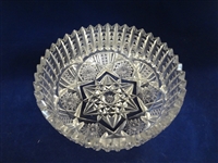 American Brilliant Cut Crystal Bowl Libbey