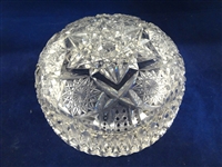 American Brilliant Cut Crystal Bowl Libbey