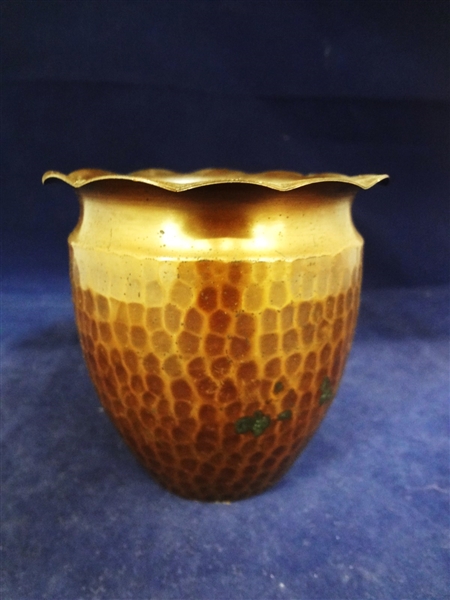 Roycroft Hammered Copper Vase