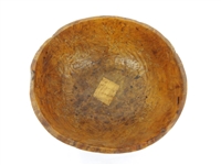 Primitive Hand Carved Burl Bowl