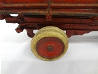 Cast Iron Arcade White Dump Truck Toy