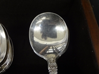 Gorham Sterling Silver Flatware Baronial Old 1898 (62) Pieces