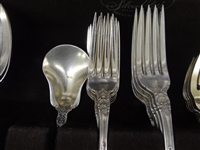 Gorham Sterling Silver Flatware Baronial Old 1898 (62) Pieces