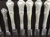 Gorham Sterling Silver Flatware Baronial Old 1898 (62) Pieces