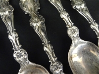 L.W. Vilsack and Co. Sterling Silver Large Spoons Patent 1861