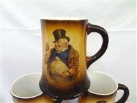 (6) Warwick Ioga Handled Mugs