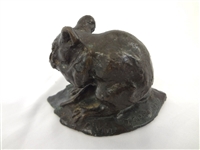 Laurence Isard (Cleveland 1932-) Bronze Sculpture Field Mouse
