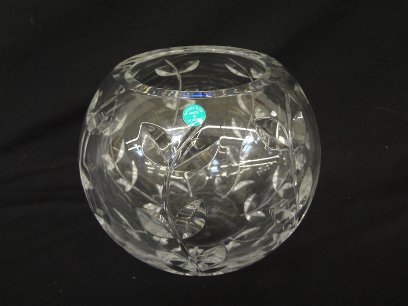 Tiffany and Co. Crystal Bowl Original Sticker