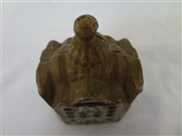Cast Iron Still Bank AC Williams Domed Small Bank