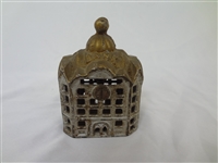 Cast Iron Still Bank AC Williams Domed Small Bank