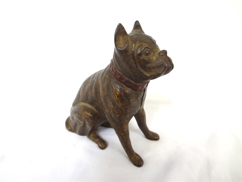 Cast Iron Still Bank AC Williams Bulldog 1912-1928