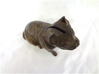 Cast Iron Still Bank AC Williams Bulldog 1912-1928