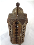 Cast Iron Still Bank AC Williams Domed Medium Bank