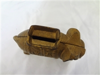 Cast Iron Still Bank AC Williams Elephant with Howdah