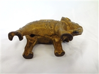 Cast Iron Still Bank AC Williams Elephant with Howdah