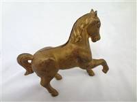 Cast Iron Still Bank US Arcade Prancing Horse Bank 1910-1932