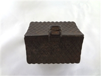 Cast Iron Still Bank JE Stevens One Story House 1903