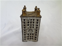 Cast Iron Still Bank AC Williams Skyscraper Bank