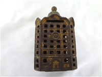 Cast Iron Still Bank AC Williams Domed Bank Medium