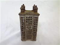 Cast Iron Still Bank AC Williams Skyscraper Medium