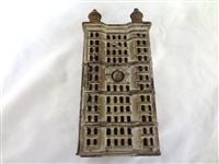 Cast Iron Still Bank AC Williams Skyscraper Medium